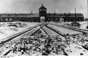 KZ Auschwitz, Einfahrt